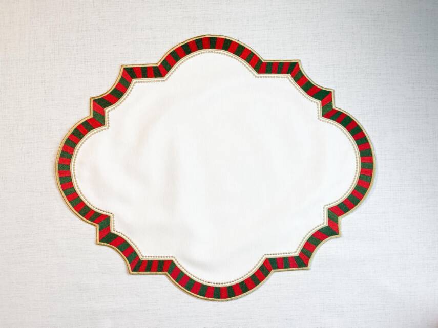 Çizgili Yılbaşı Amerikan servis 2 ADET - 2