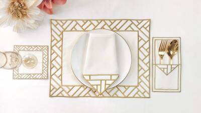 ELEGANCE GEOMETRY MODEL Amerikan Servis 2 ADET - 